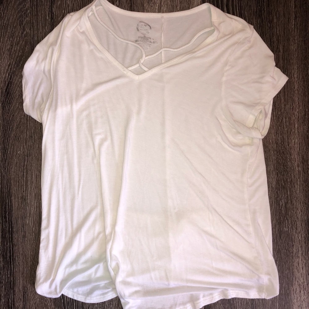 Soft Tee with Cross Front